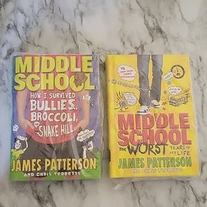 Middle school by James Patterson book bundle